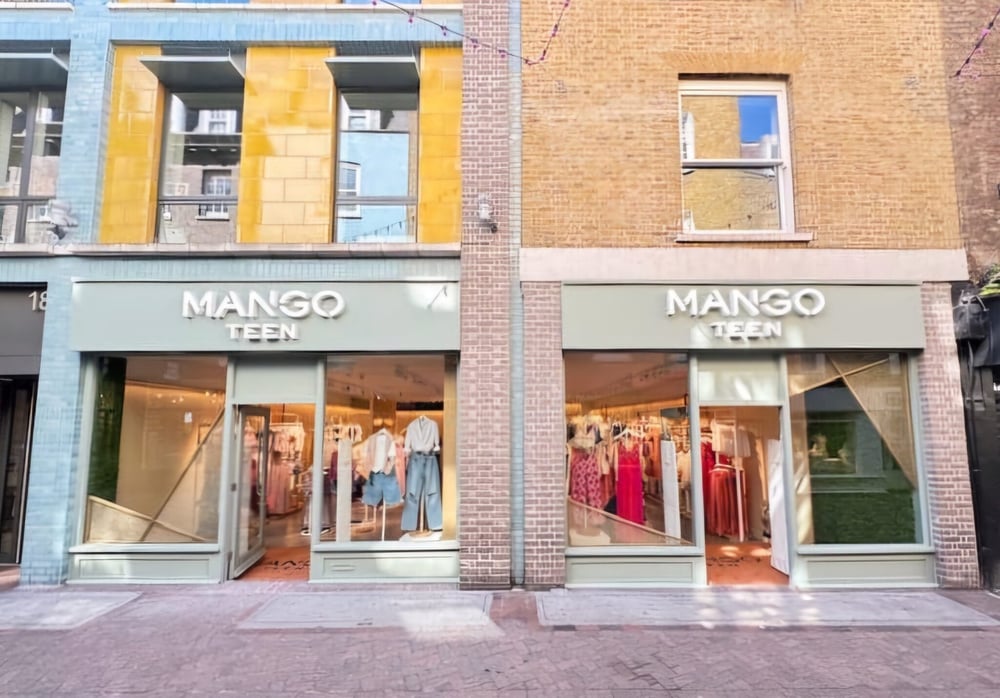 Mango открывает первый международный магазин Mango Teen
