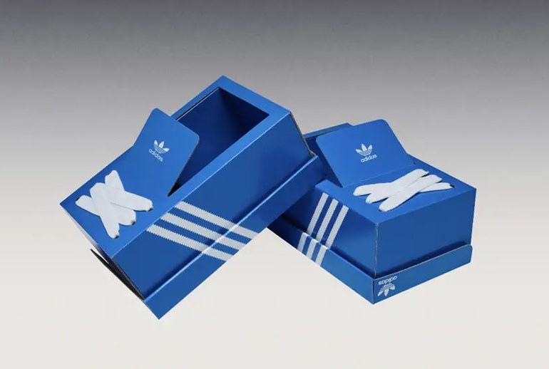 Adidas создал кроссовки в виде обувных коробок