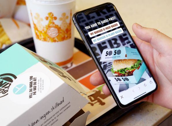 Burger King тестирует меню «50/50» с «секретным» бургером